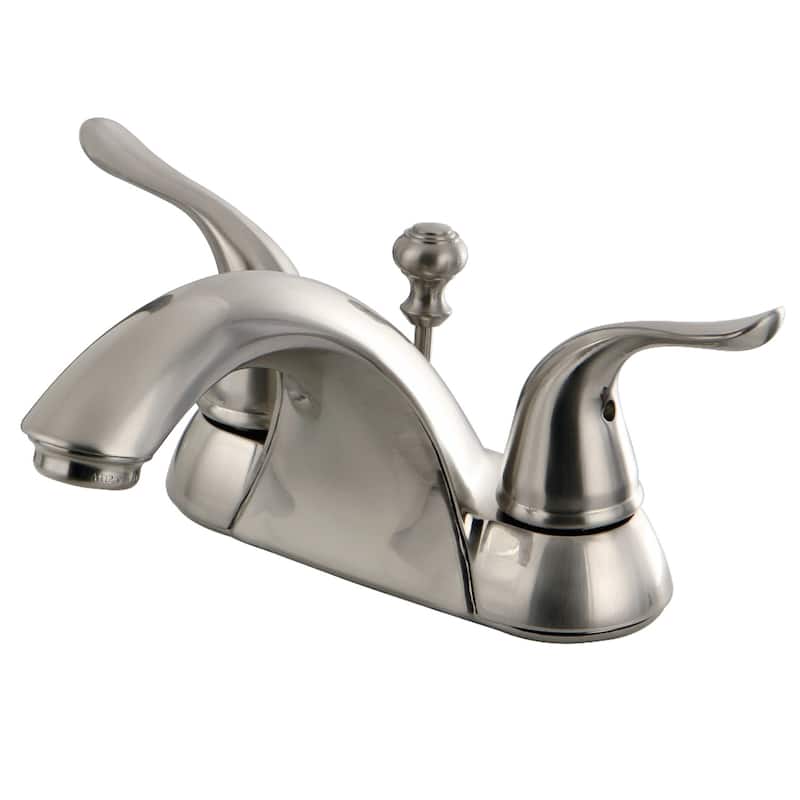 Kingston Brass Yosemite 4 in. Centerset Bathroom Faucet - Brushed Nickel