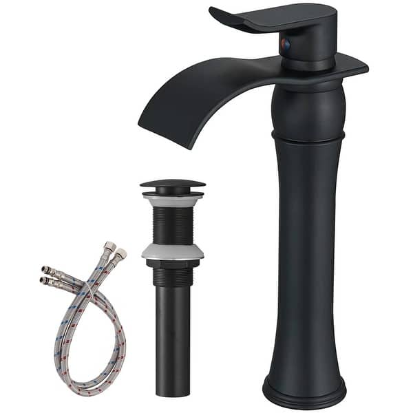 slide 2 of 26, Vibrantbath Commercial Waterfall Bathroom Sink Vessel Faucet