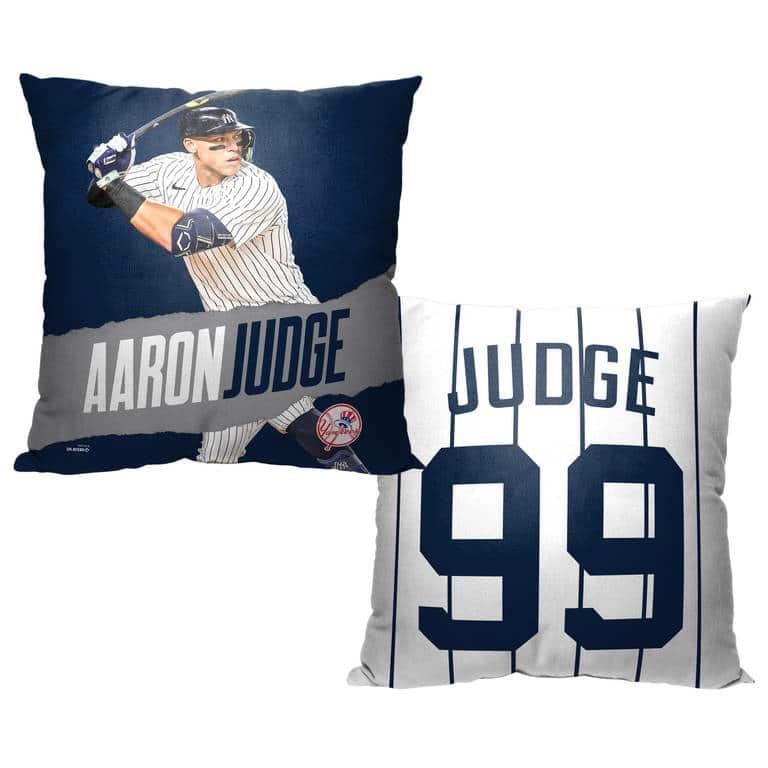 MLB New York Yankees Player 18 Inch Throw Pillow