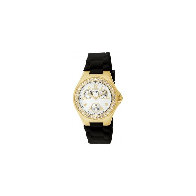 Invicta Women's 1643 Angel Quartz Multifunction White Dial Watch