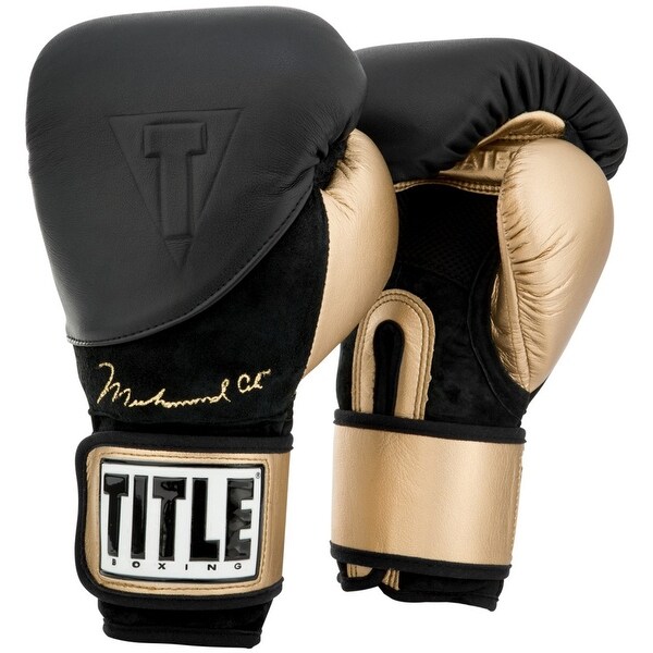 title black boxing gloves