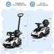 preview thumbnail 4 of 16, Gymax 3-in-1 Licensed Lamborghini Ride on Push Car Stroller Sliding