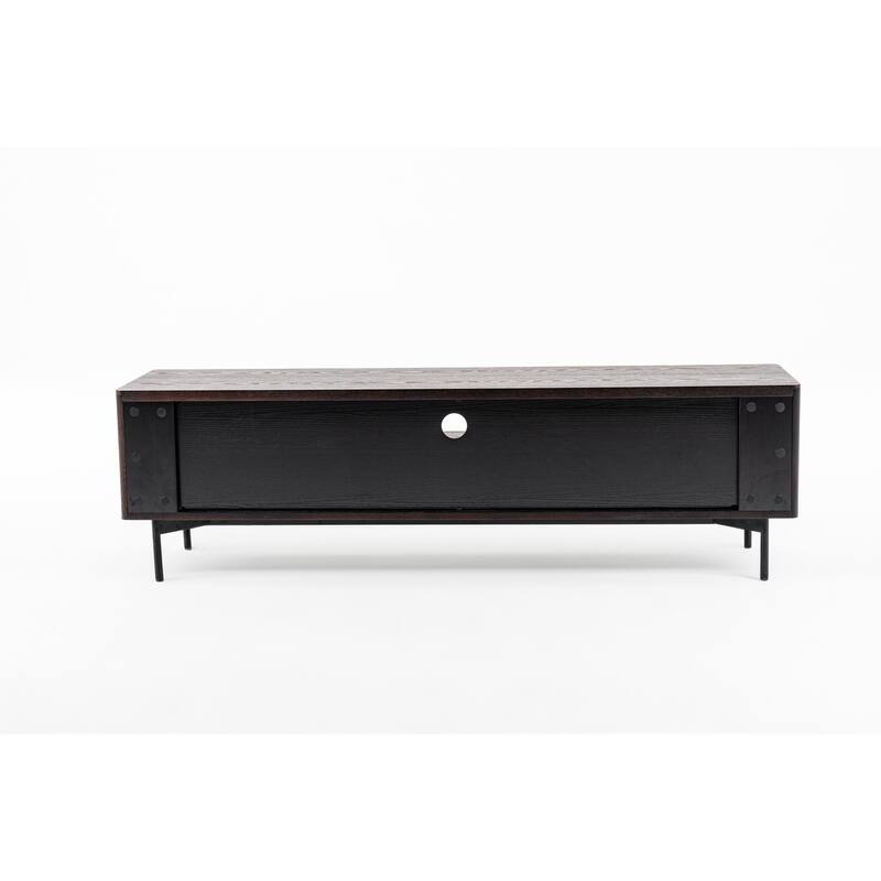 Modrest Calhoun Modern Smoked Ash TV Stand