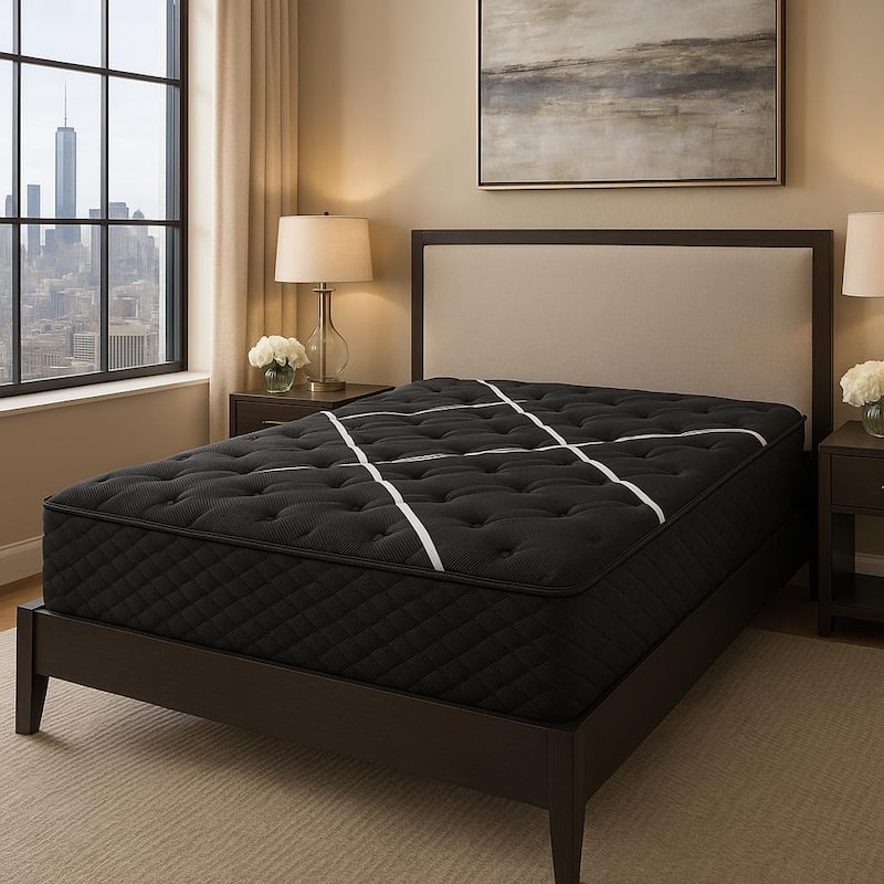 Restonic ComfortCare Hybrid Heartland Mattress - White - King - Plush