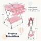 preview thumbnail 6 of 22, Baby Changing Table with Safety Belt and 4-side Defence - 36.5" x 27" x 40.5"(L x W x H)