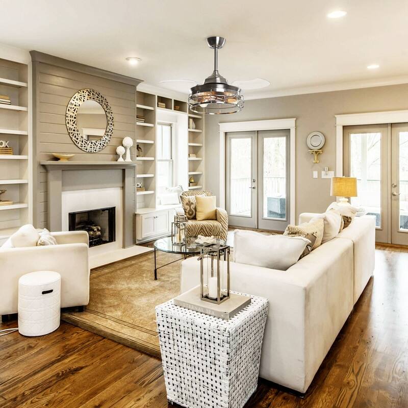 36- inch Ceiling Fan with Light and Remote Control