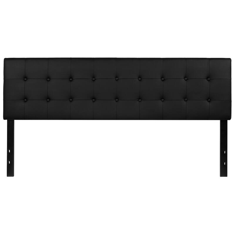 Button Tufted Upholstered Headboard