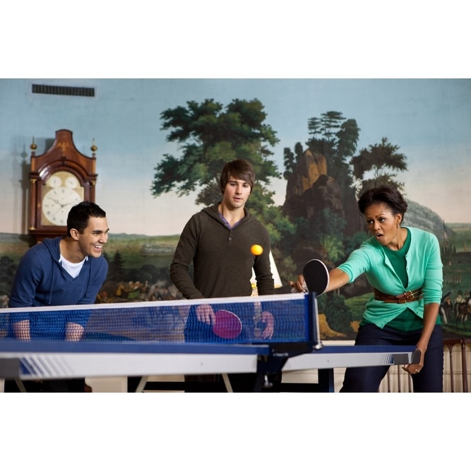 Big Time Rush Band Members And First Lady Michelle Obama Play Table Tennis At The White House They Were In The Diplomatic Recept Overstock Big Time Rush Band Members And First Lady Michelle Obama Play Table Tennis At The White House They Were In The Diplomatic Recept Overstock