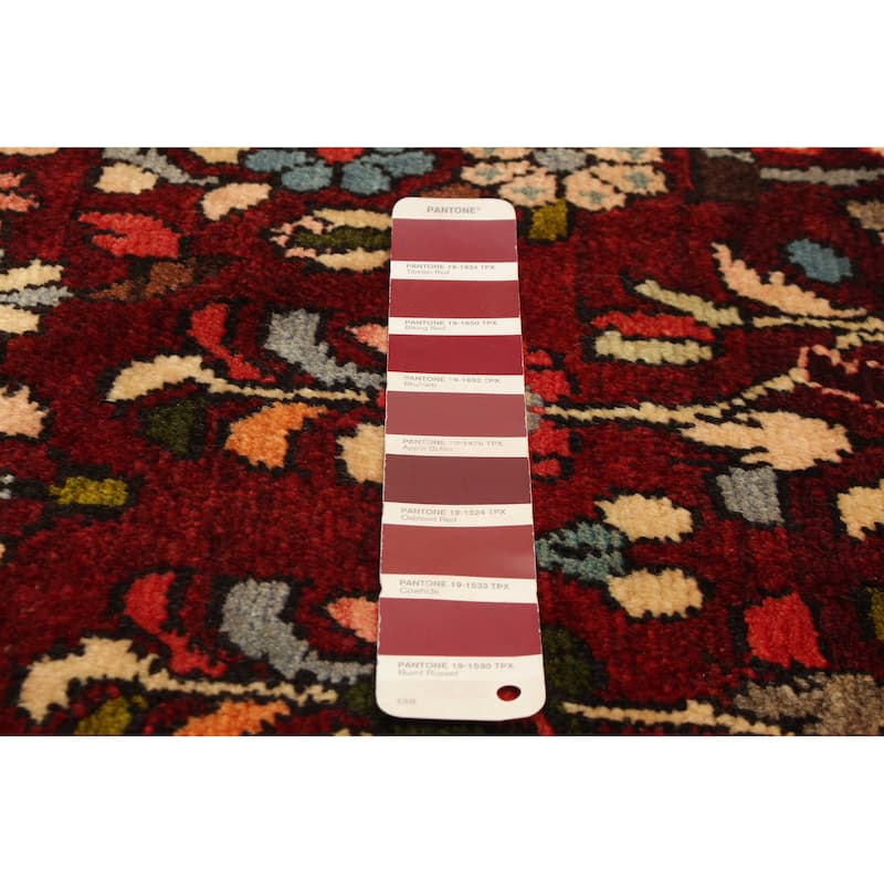 ECARPETGALLERY Hand-knotted Anadol Red Wool Rug - 3'6 x 9'5
