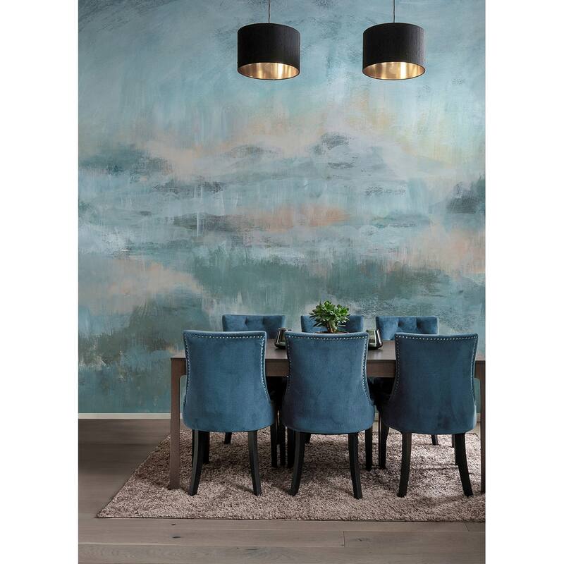 WallPops Scott Living Mirage Blue Self Adhesive Mural - N/A