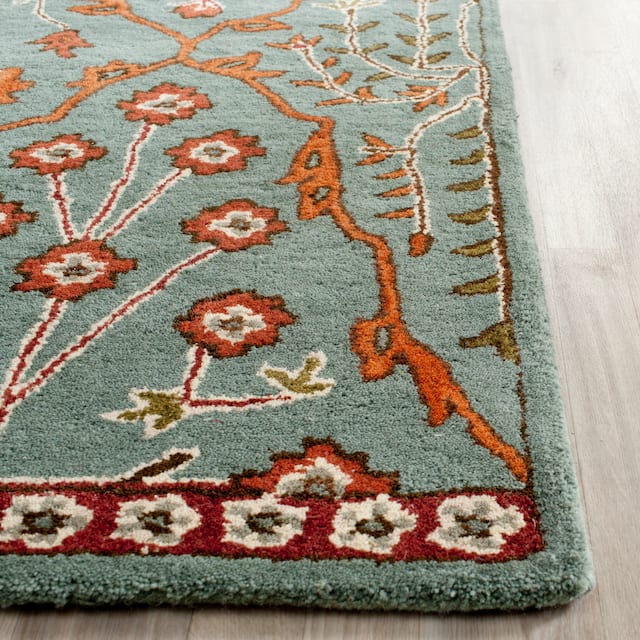 SAFAVIEH Wyndham Hand-tufted Wool Botanical Area Rug