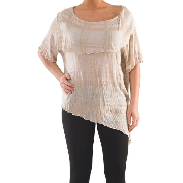 Shop Fine Knit Blouse Women S Plus Size Tops Summer Blouse