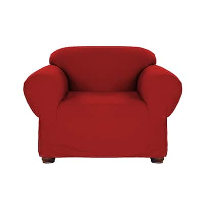 Stretch Jersey Slipcover - Soft and Form-Fitting Chair Cover in a Solid Color