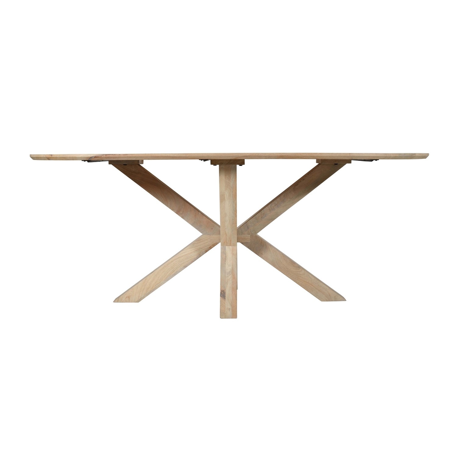 Smooth Oak Mango Wood Dining Table