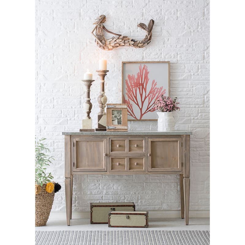 Driftwood Mermaid Wall Decor - 21" x 13"