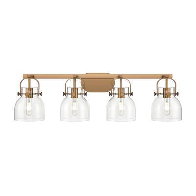 Innovations Lighting 423-4W-10-37 Pilaster II Bell Vanity Pilaster II