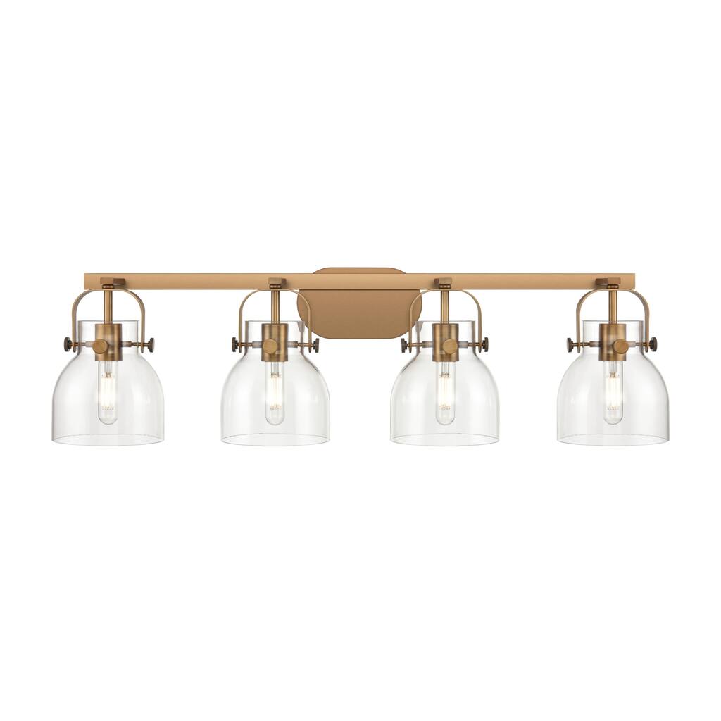 Innovations Lighting 423-4W-10-37 Pilaster II Bell Vanity Pilaster II