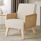 preview thumbnail 10 of 8, BELLEZE Kensington Accent Armchair w/ Solid Wood Frame