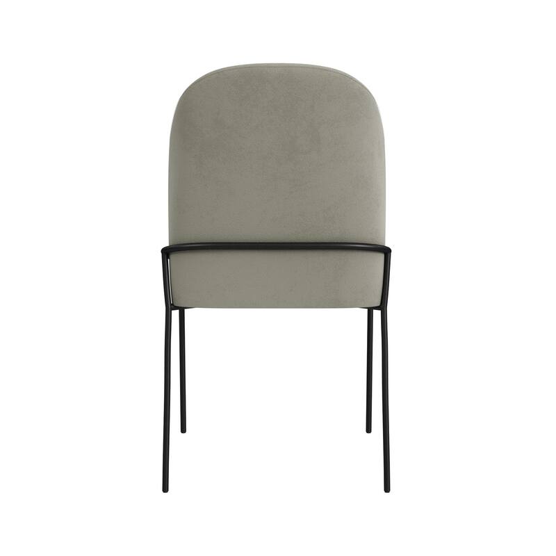 HomePop Modern Velvet Upholstered Dining Chair- single pack