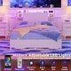 preview thumbnail 62 of 82, Headboards with Storage Shelves, Head Board with Power Outlet and LED Light for Bed Frame