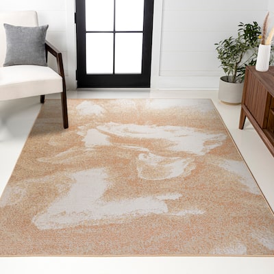 JONATHAN Y Marmo Abstract Two-Tone Modern Area Rug