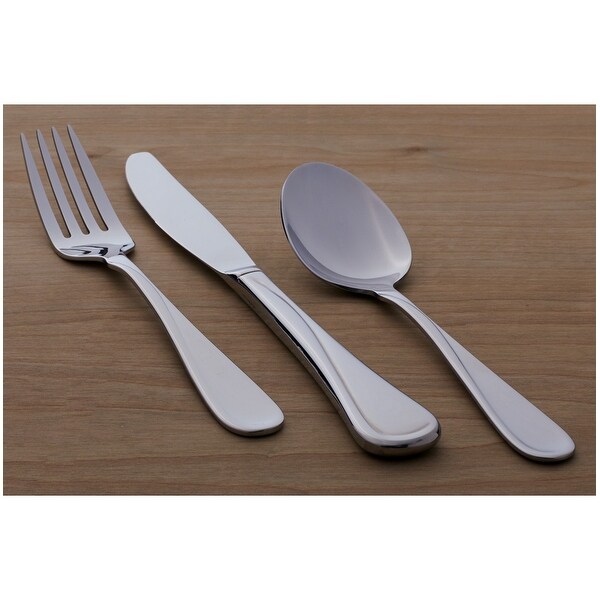 Oneida Flight 12-Piece Everyday Flatware, Mirror Finish - Bed Bath