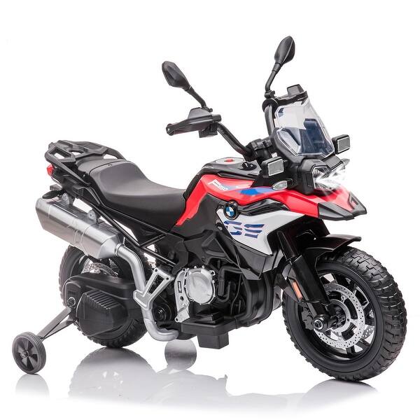 slide 2 of 21, Kids Motorcycle, 12V 7Ah Licensed BMW Ride On Motorcycle for Toddlers with 2 Speeds Red