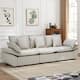Option Light Gray-3-Seat Sofa