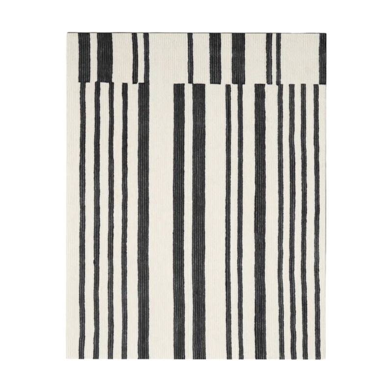 Wiru Hand Tufted Abstract Modern Area Rug By HomeRoots - 2' x 3'
