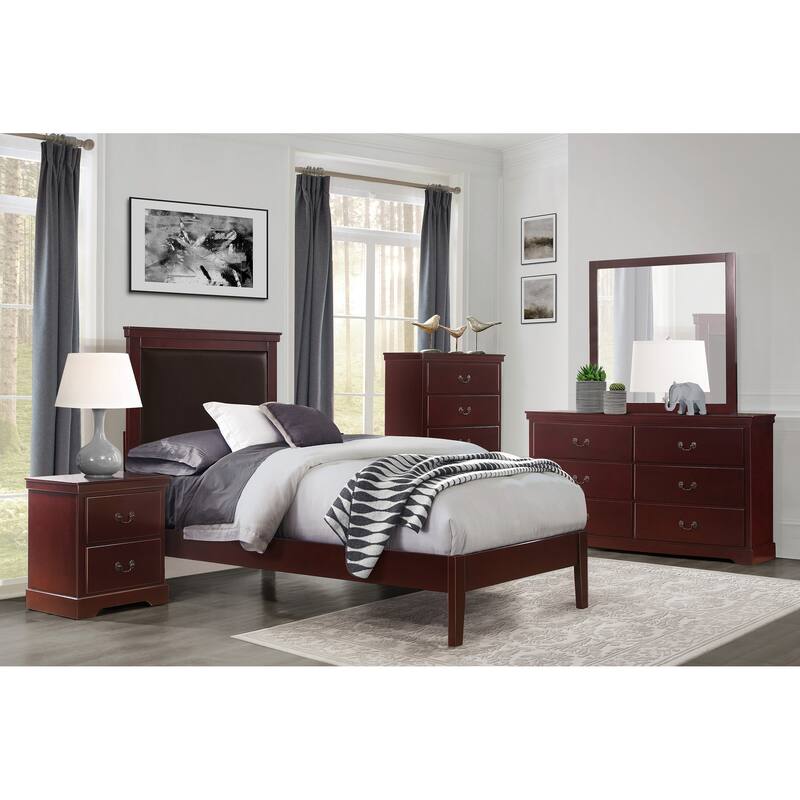 Classic Traditional 2 Drawers Nightstand