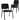 Conference Room Waiting Chairs 5 Pack Black Office Chairs