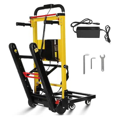 Electric Stair Climbing Hand Trucks Moving Heavy Objects Up and Down Stairs Effortless, 441 lbs Max Load