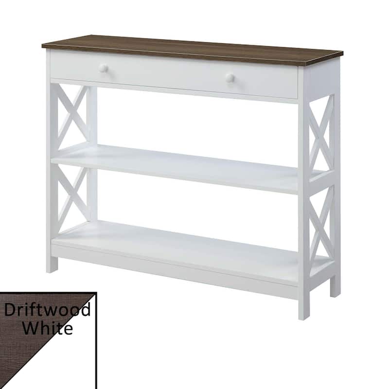 Convenience Concepts Oxford 1 Drawer Console Table with Shelves