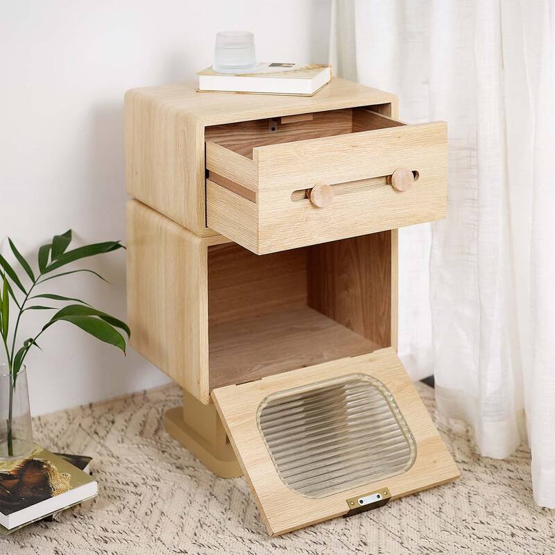 Multi-functional Storage Side Table for Various Living and Working Environments