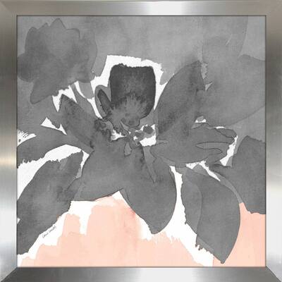 "Gray Modern Fleur I (Square)" Print on Acrylic