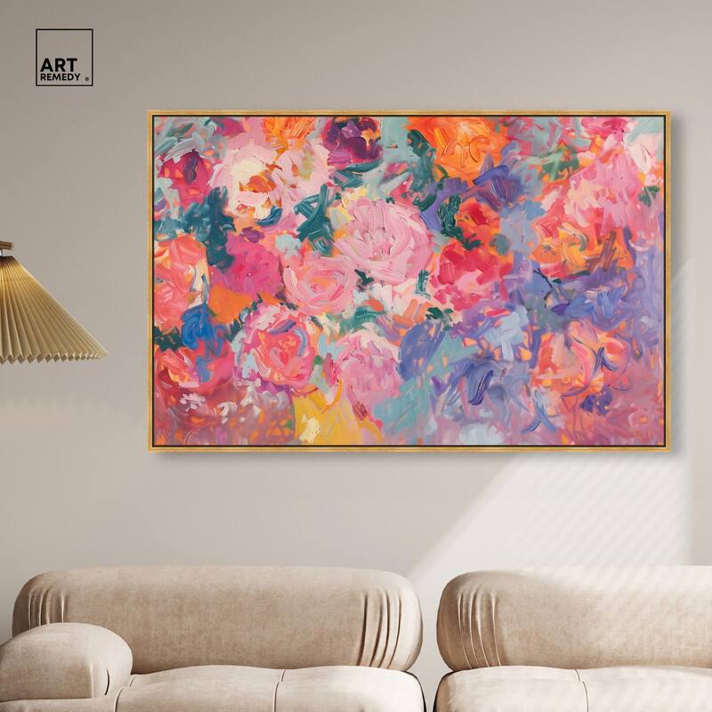 Kaleidoscope of Color Canvas by Art Remedy