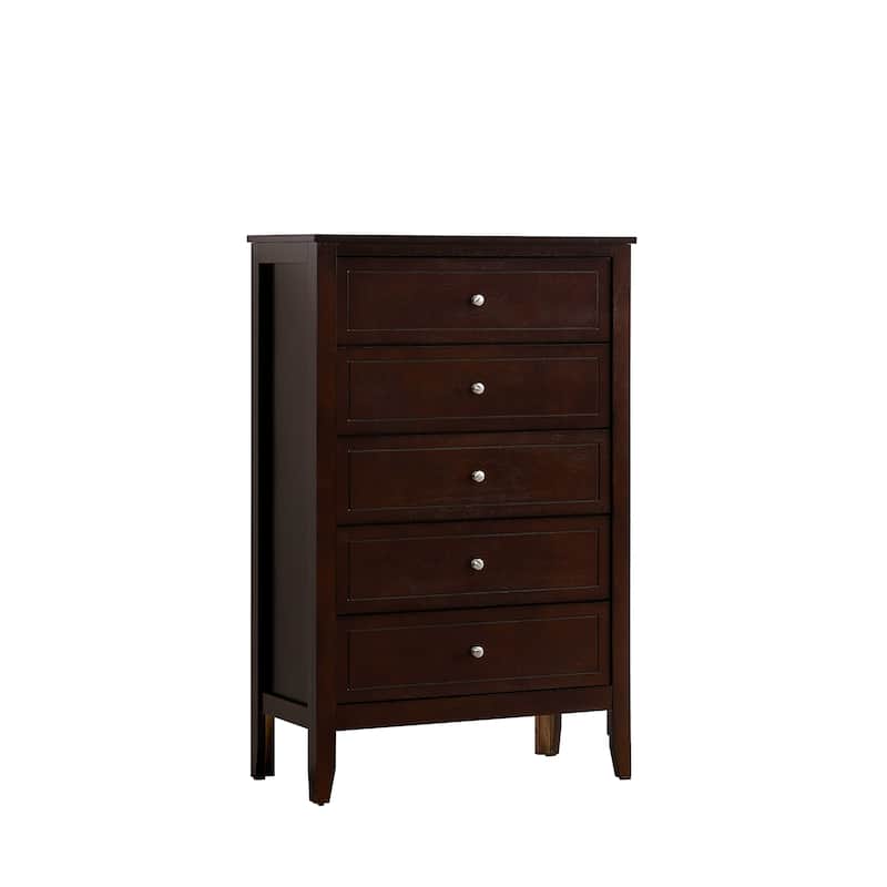 Glory Furniture Daniel 5 Drawer Chest - Cappuccino