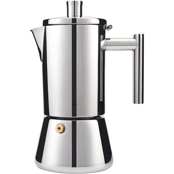 Coffee Machine Maker Moka Pot For 4Cups 6.8oz Espresso Pot - Bed