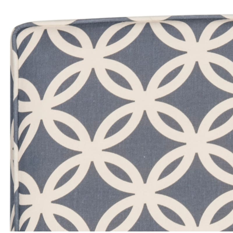 SAFAVIEH Armond Blue Accent Chair - 25.2" x 31.9" x 33"