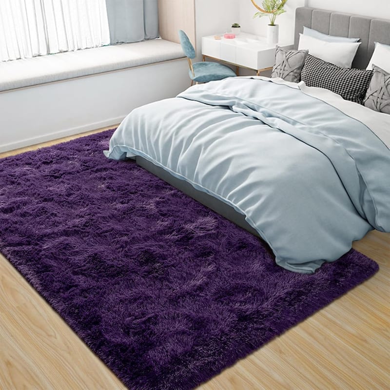 Large Shaggy Home Decor Carpets Fluffy Area Rugs for Living Room Bedroom