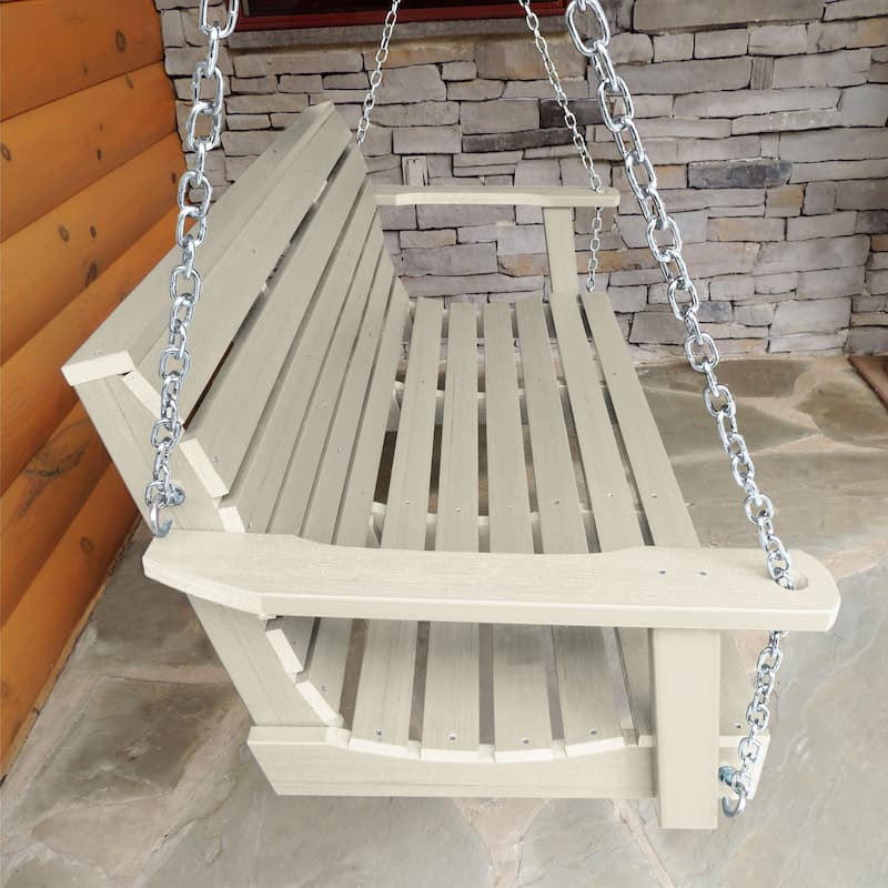 HIGHWOOD Weatherly 5-foot Eco-friendly Synthetic Wood Porch Swing
