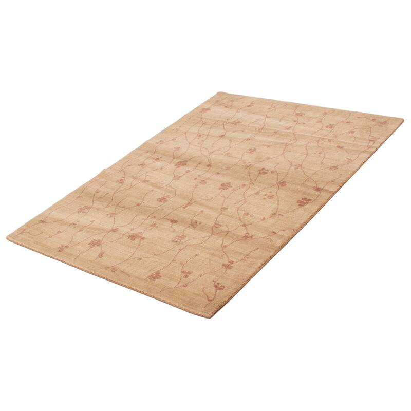 ECARPETGALLERY Machine Woven Kyra Khaki Polypropylene Rug - 5'3 x 7'6