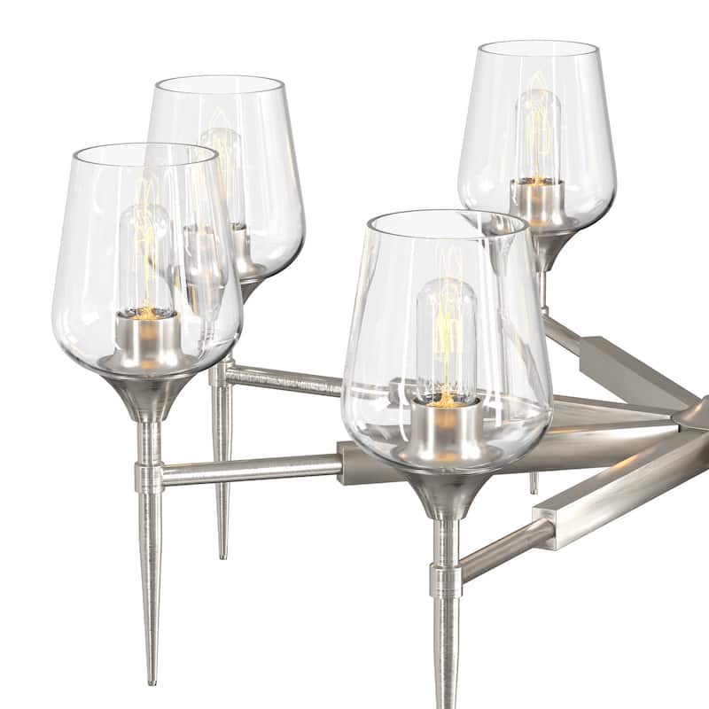 8 - Light Dimmable Classic Traditional Chandelier