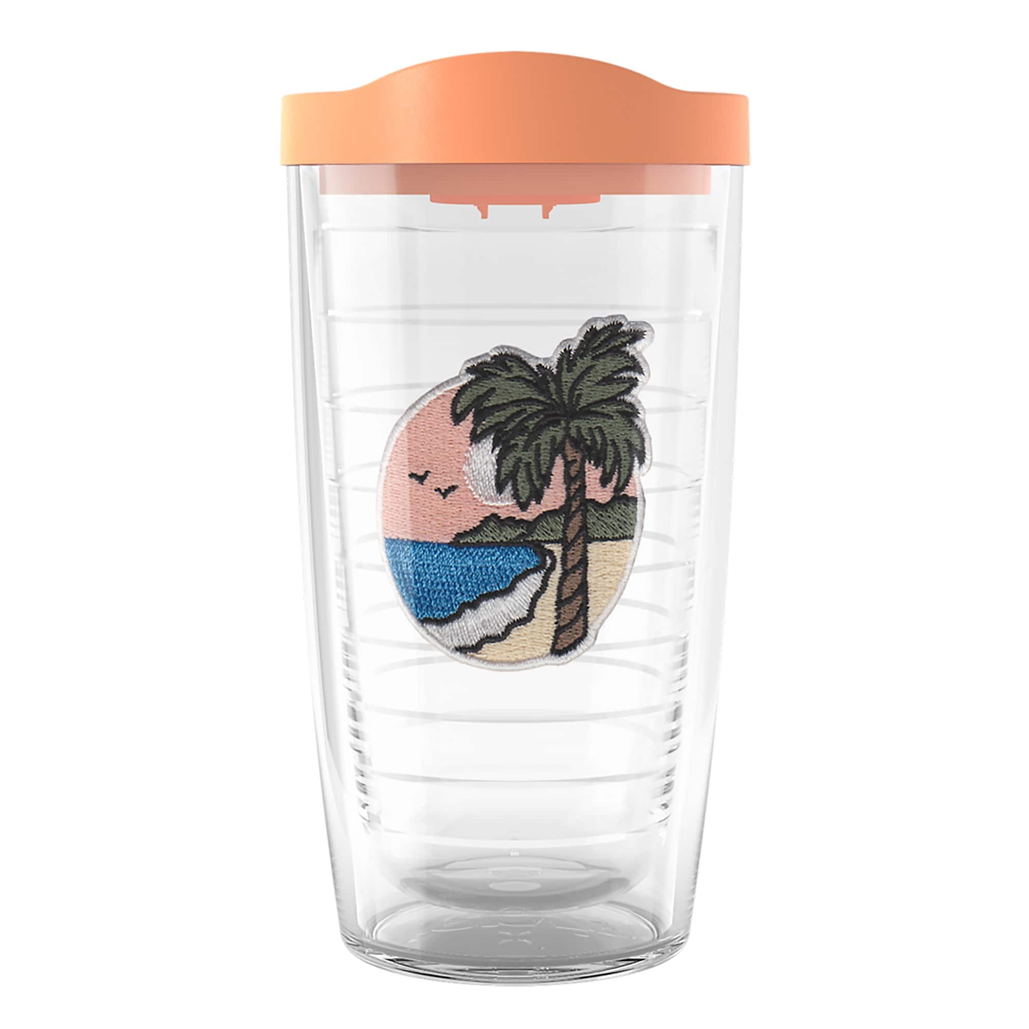 Tervis A Day In The Tropics Made in USA Double Walled Insulated Travel Tumbler, Sundown