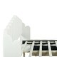 preview thumbnail 10 of 58, Full Platform Bed with Twin Trundle and 5 Storage Shelves, White Finish