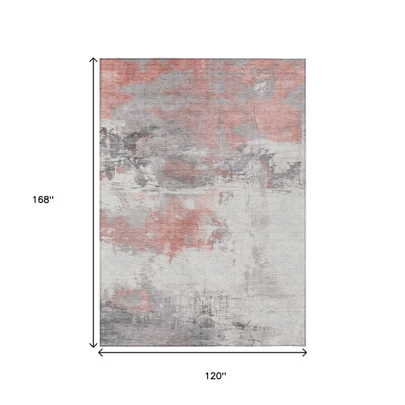 HomeRoots Abstract Transitional Rectangle Outdoor Rug