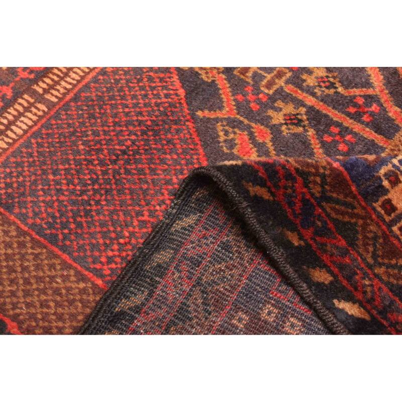 ECARPETGALLERY Hand-knotted Teimani Dark Grey Wool Rug - 3'0 x 4'7