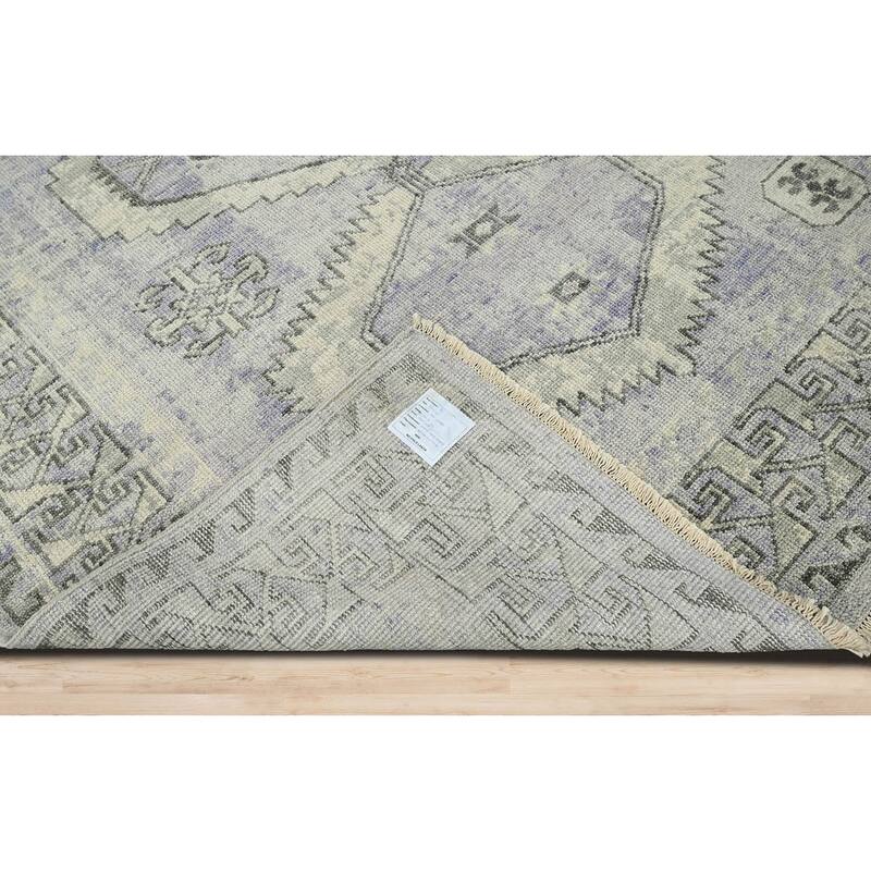 Hand Knotted Turkish Oushak GrayWool Traditional Oriental Area Rug