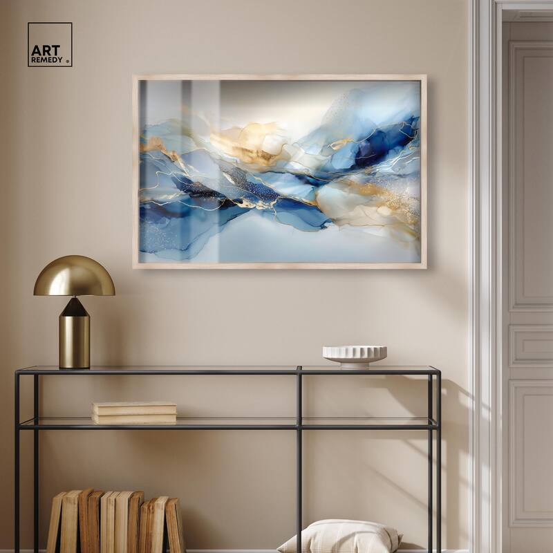 Postmodern Flow I Shadowbox by Art Remedy