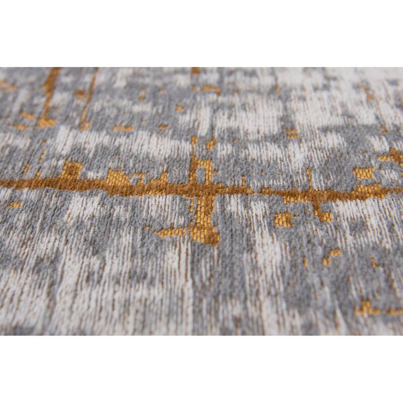 Laci Geometric Abstract Modern Non Skid Woven Area Rug By HomeRoots - 48' X '48' X '0.12